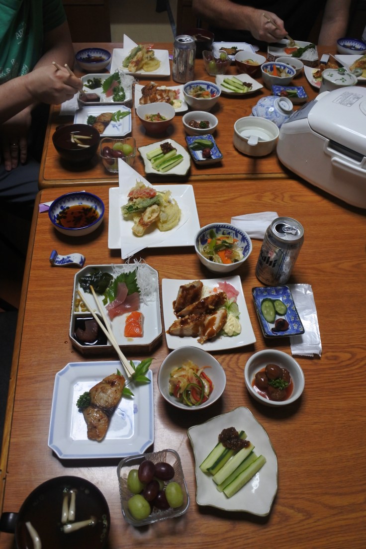 Dinner at Minshuku Momofuku.